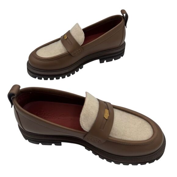 NEW Loro Piana Lomond Penny Loafers Autumn Chestnut Natu - Picture 9 of 14